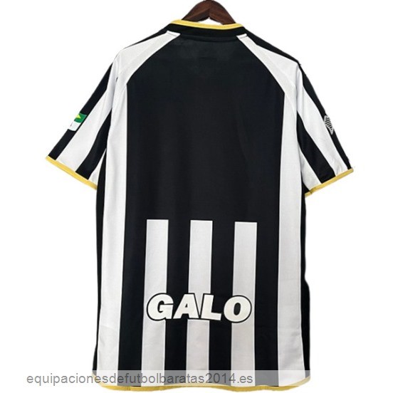 Nuevo 1ª Camiseta Atletico Mineiro Retro 2003 Blanco Negro Baratas